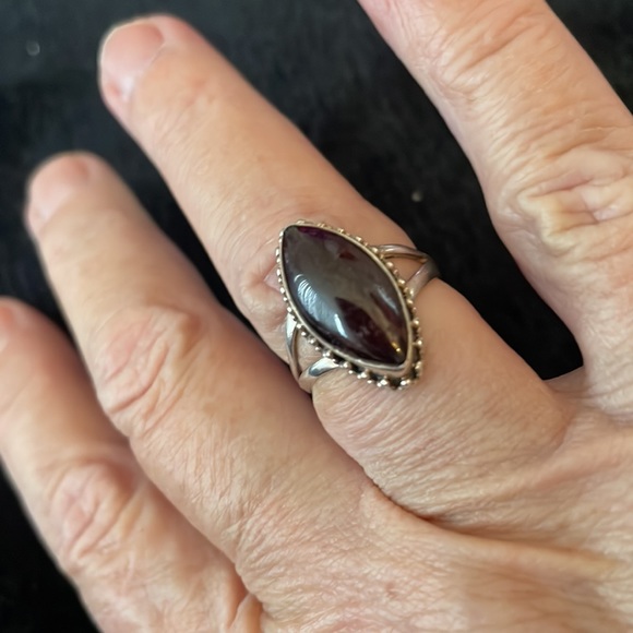Jewelry - - Elegant 925 Silver Marquise Sugilite Cabochon Ring